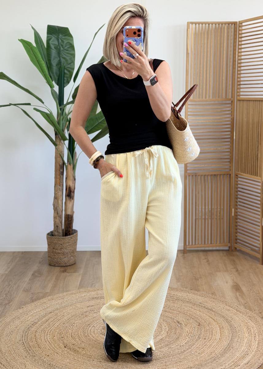 Pantalon Lilou jaune