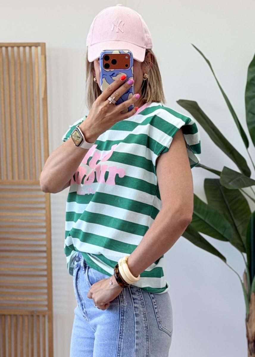 Tee shirt club amour vert