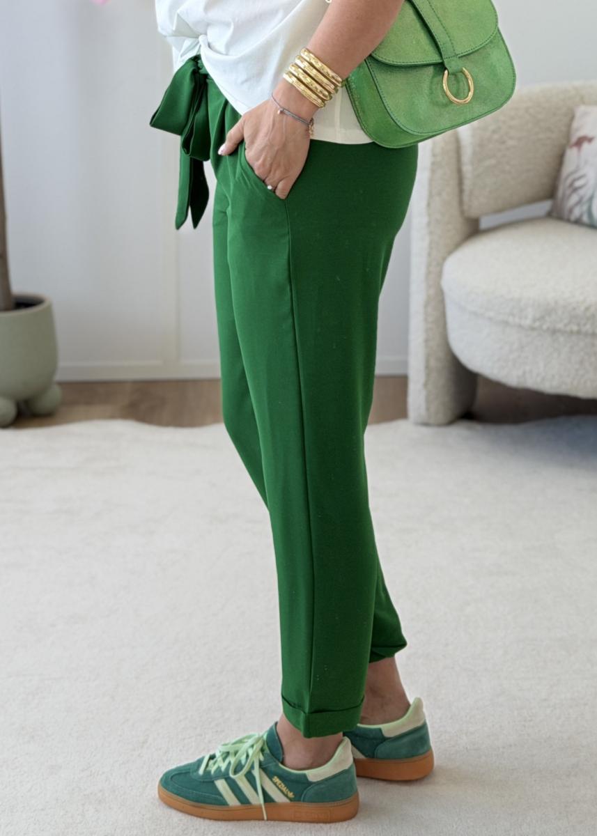 Pantalon Tia vert