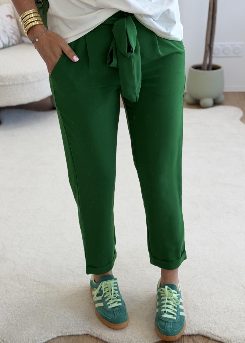 Pantalon Tia vert