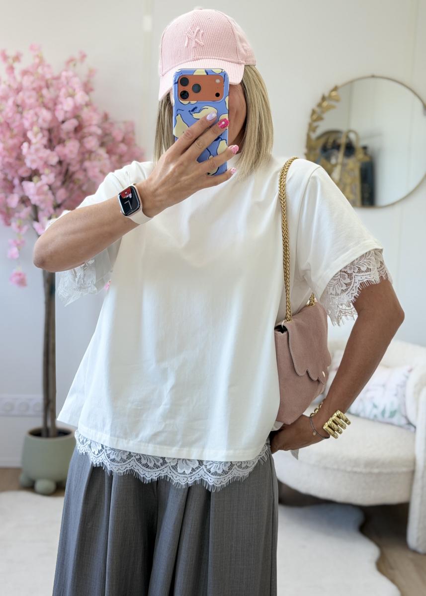 Tee shirt Calvin blanc