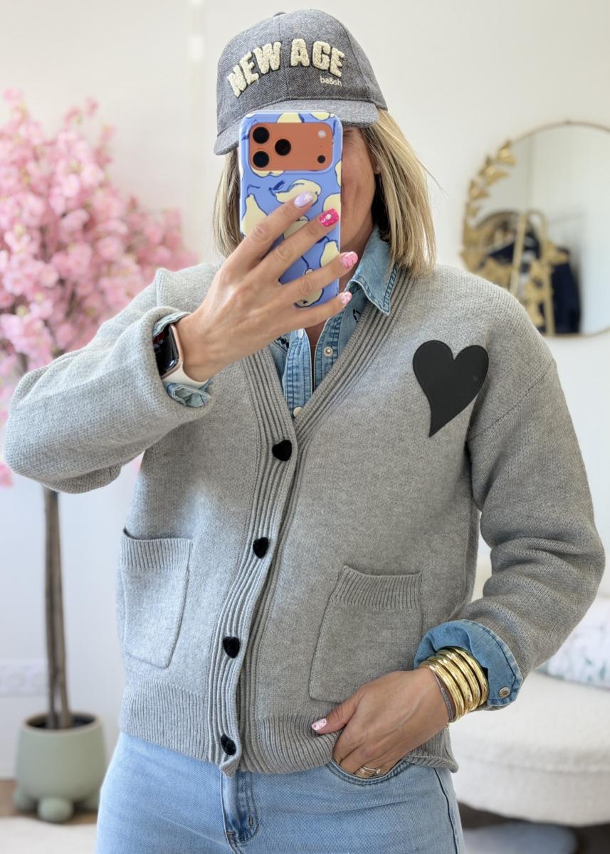 Gilet Nathan gris