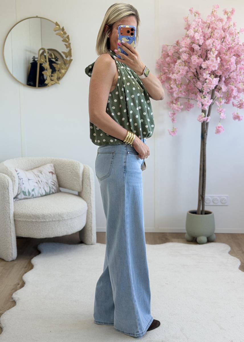 Blouse Liana kaki