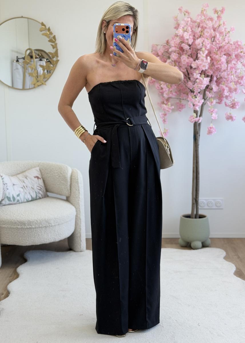 Combi bustier jeanne noir