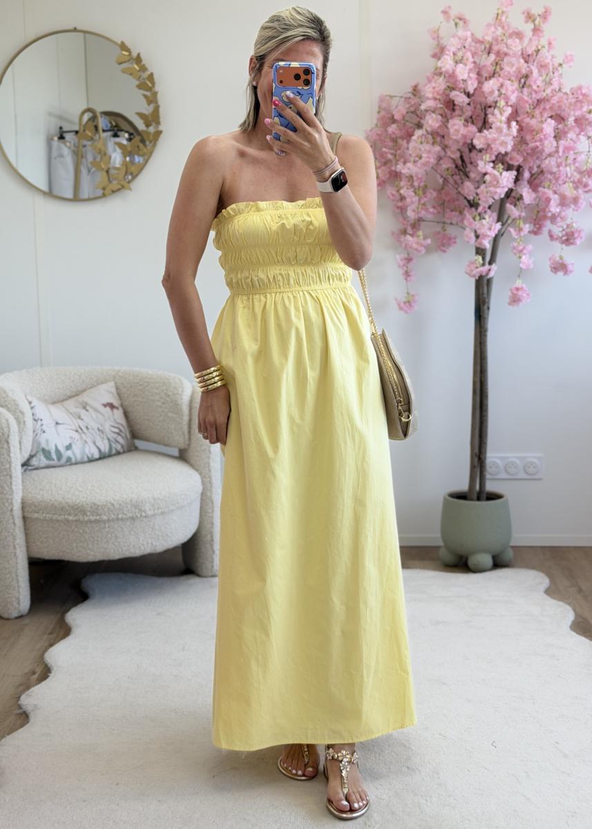 Robe Morgane jaune