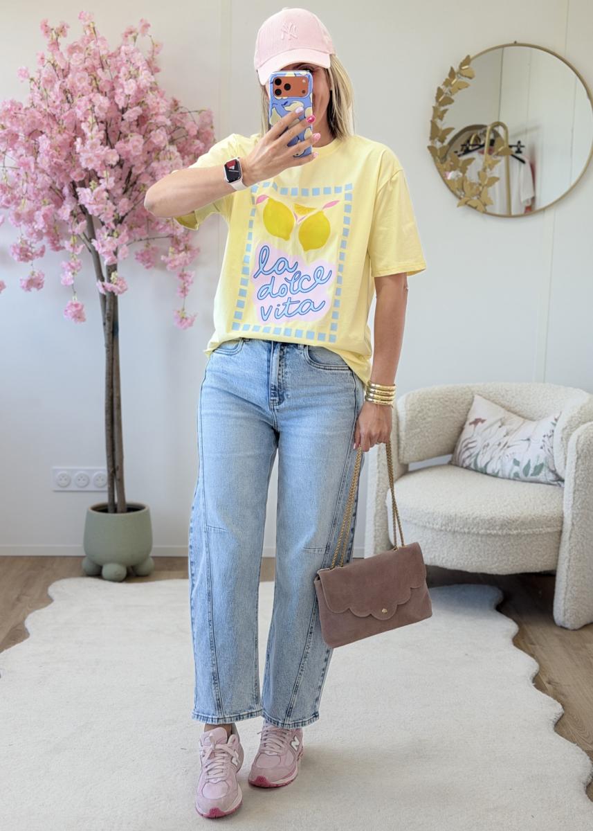 T shirt lemon jaune
