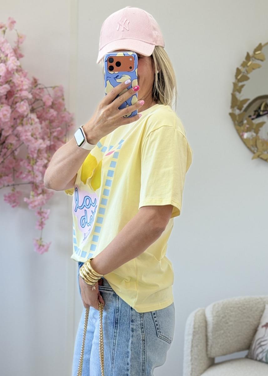 T shirt lemon jaune