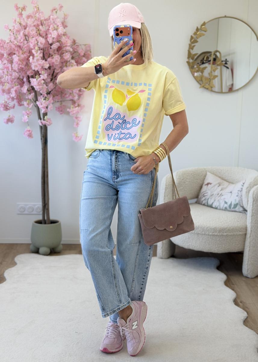 T shirt lemon jaune