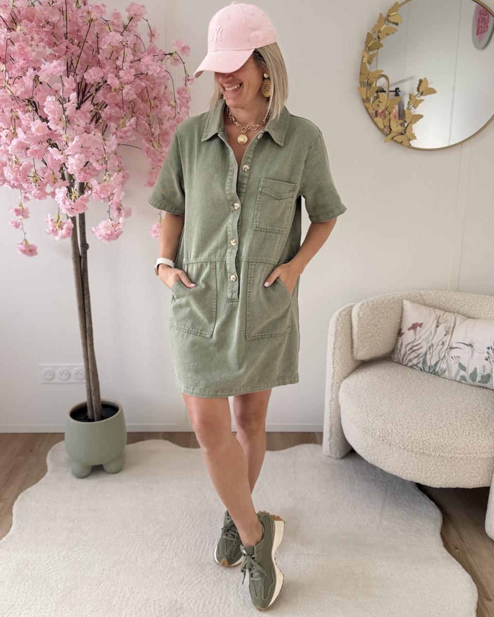 Robe Eva kaki