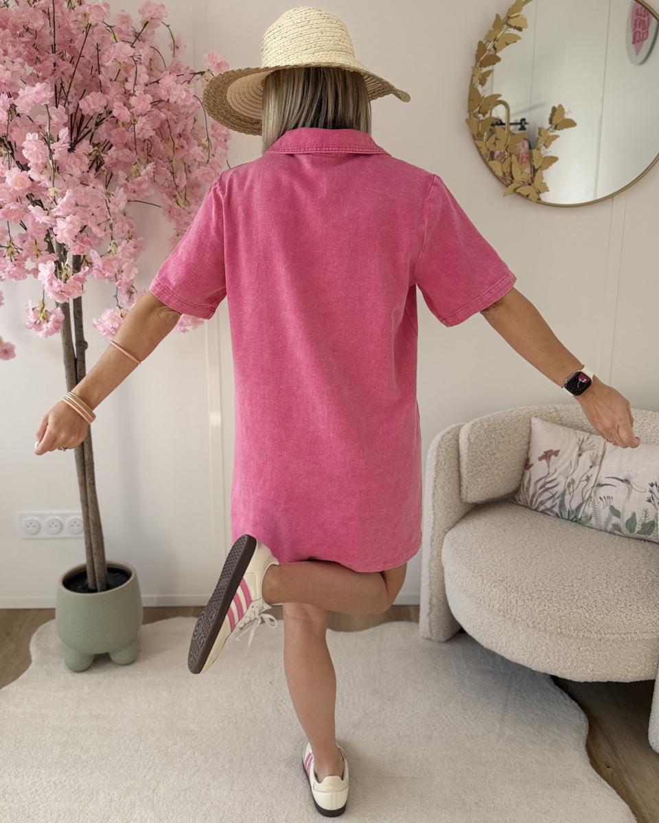 Robe Eva fushia