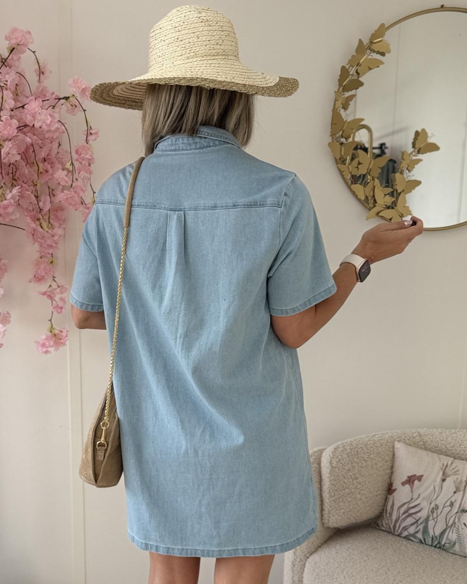 Robe Eden jeans bleue