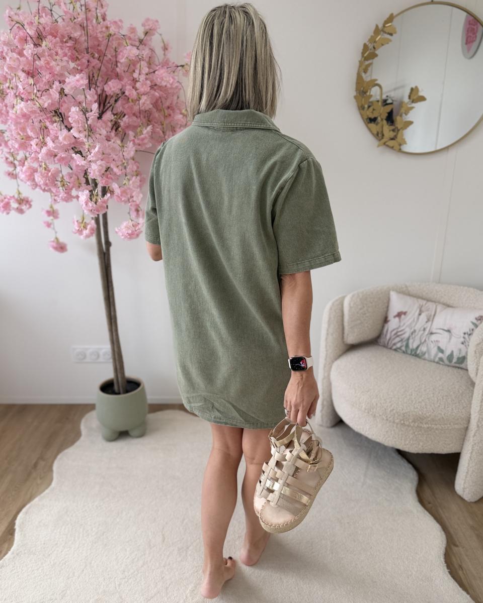 Robe Eva kaki