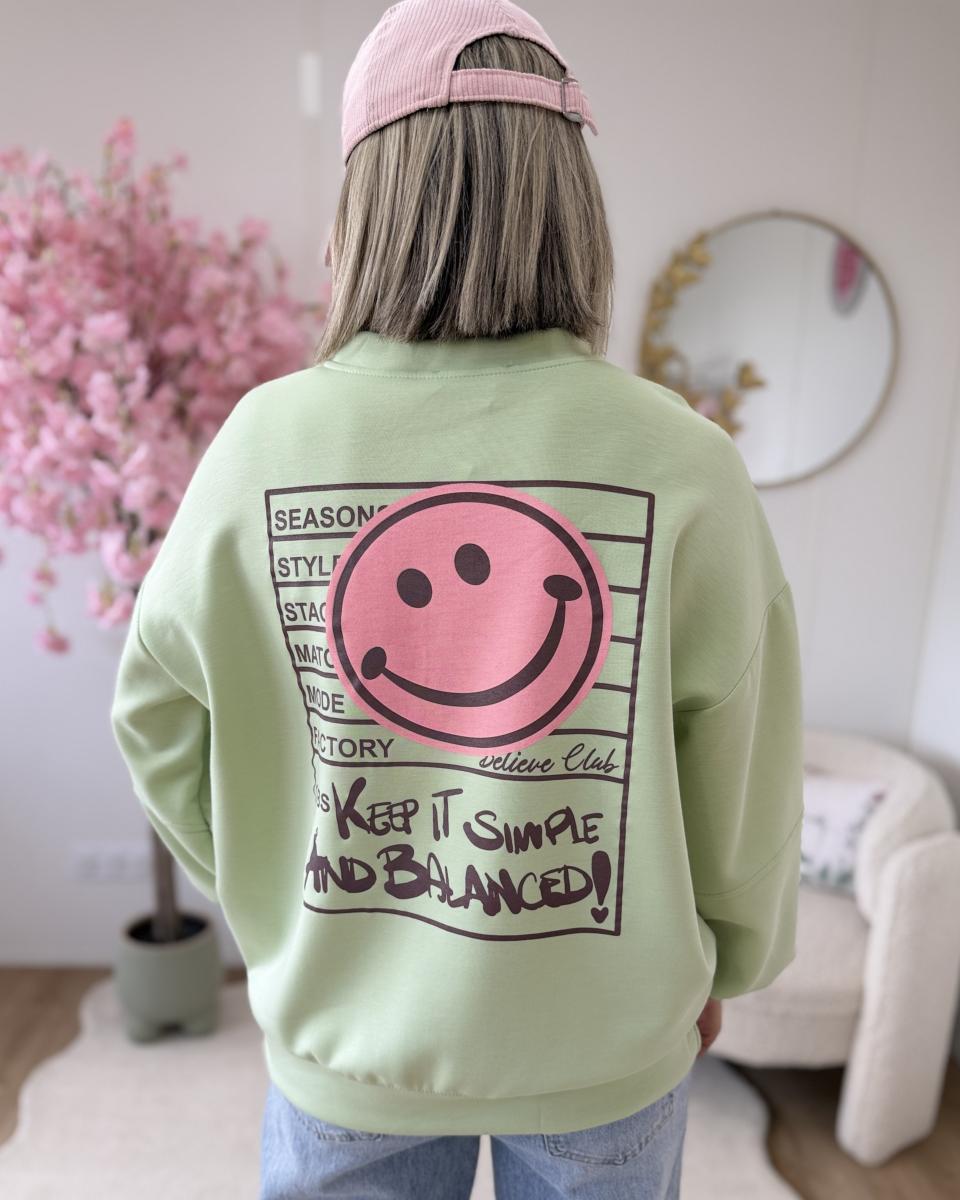 Sweat Smiley vert
