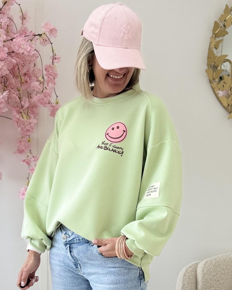 Sweat Smiley vert