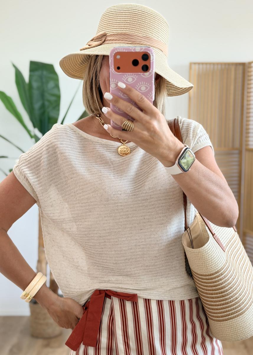 Pull Yann beige