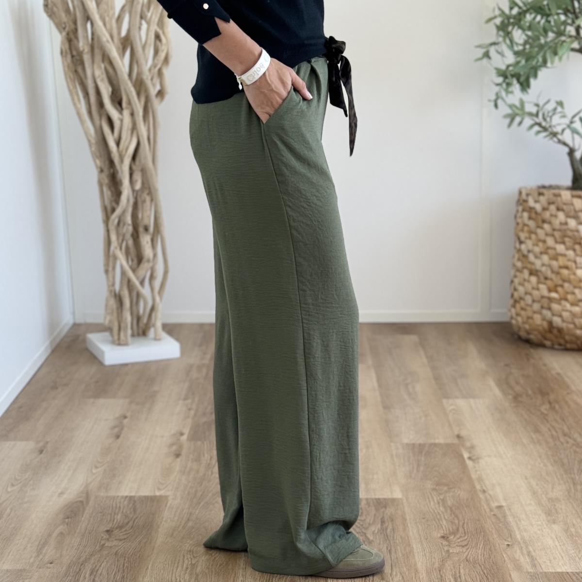 Pantalon Paula kaki léo