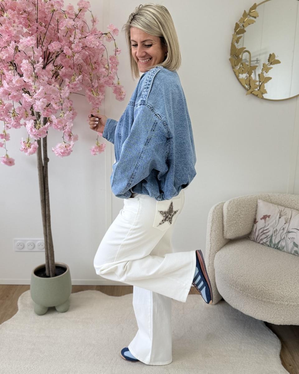 Veste en jeans Leonie