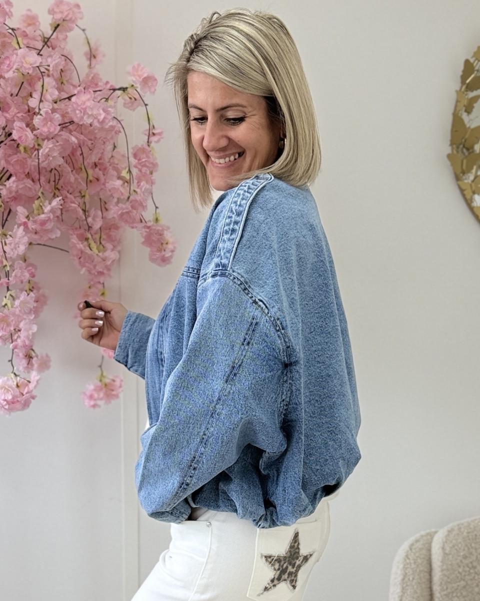Veste en jeans Leonie