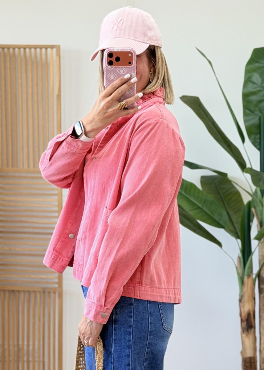 Veste Zoé corail