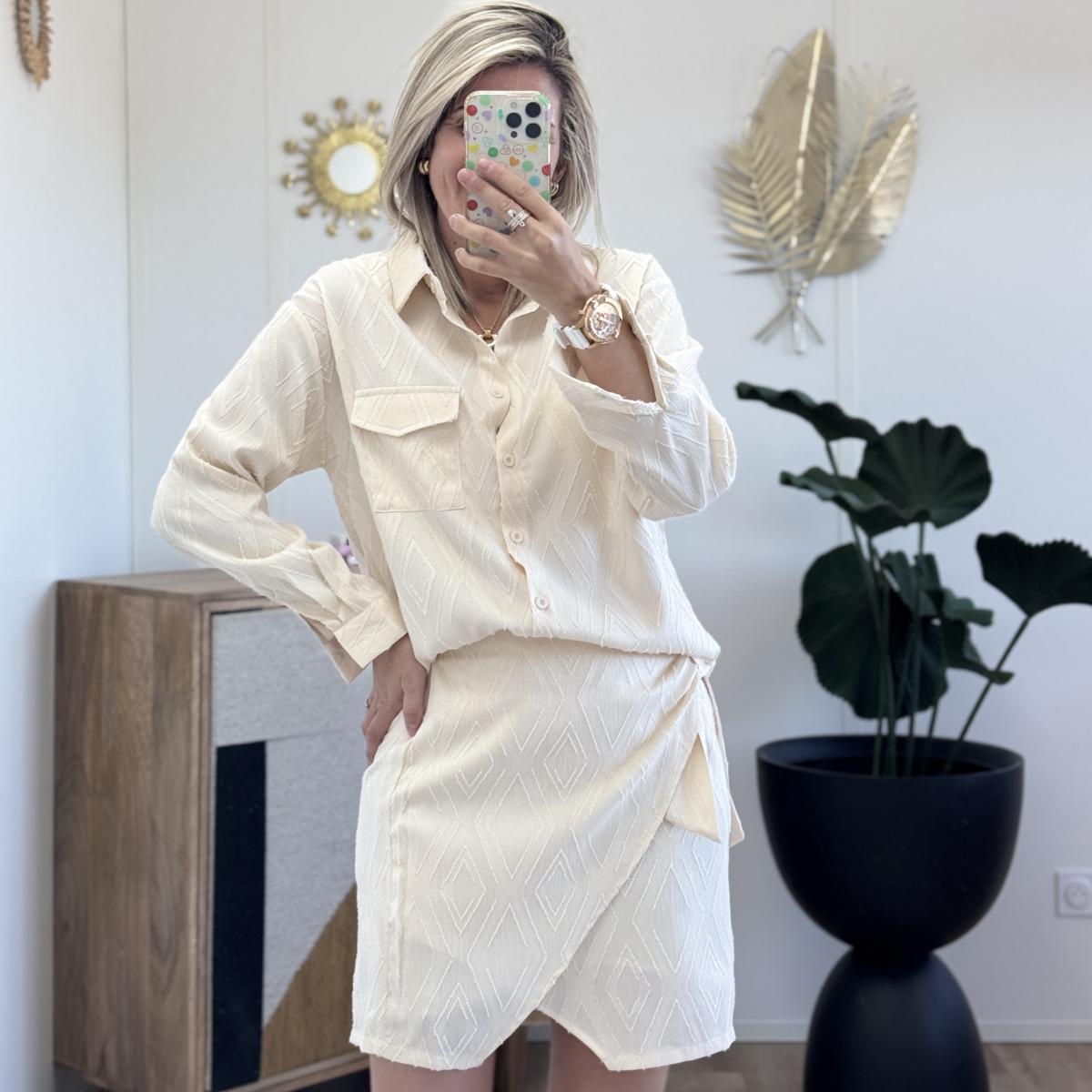 Jupe Vanessa beige