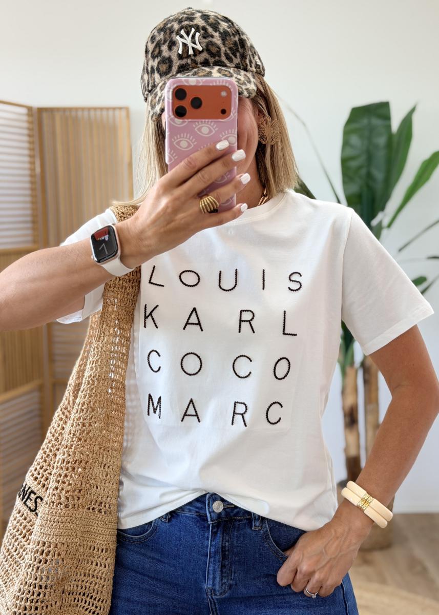Tee shirt Karl blanc