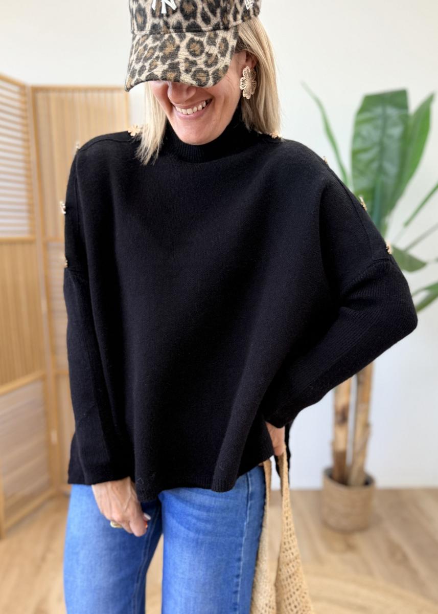 Pull belinda noir