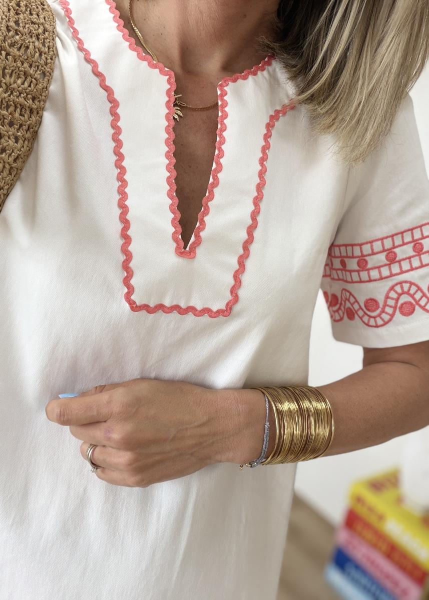 Robe Zara corail