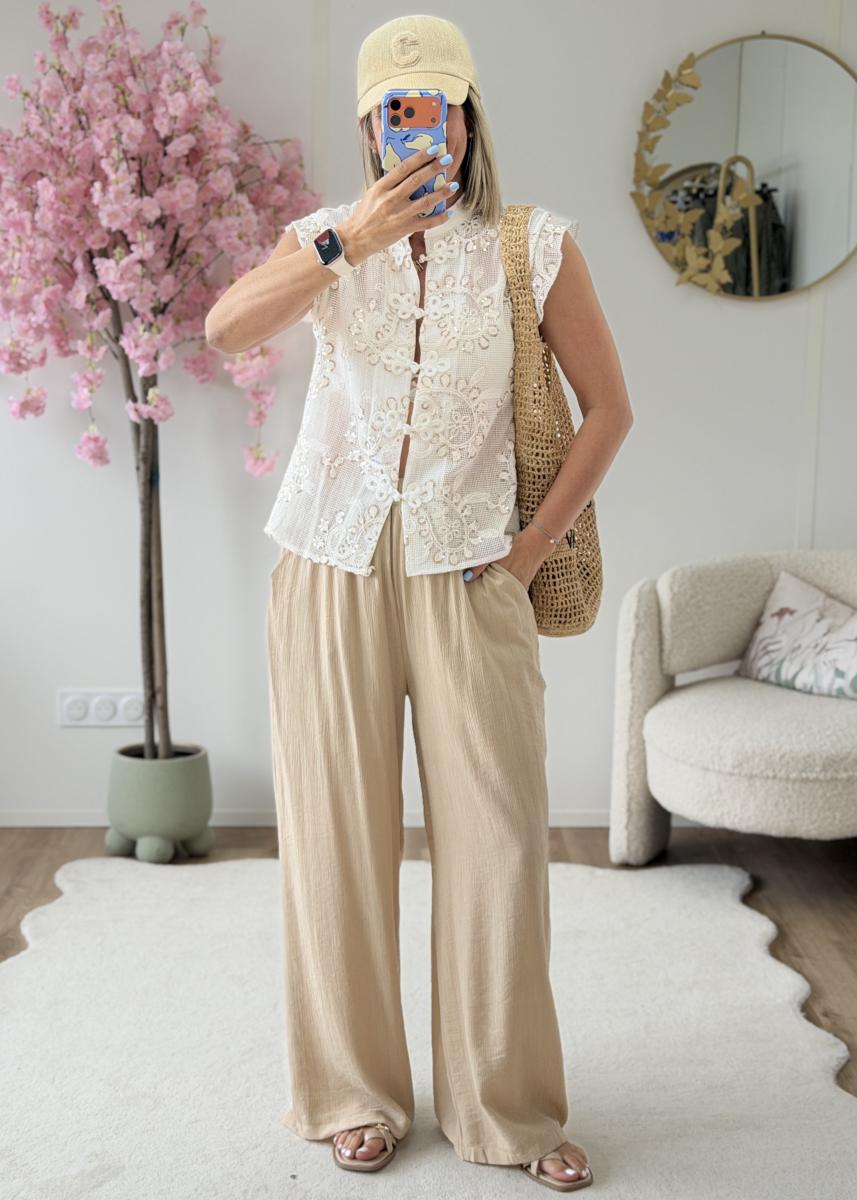Pantalon Ariel beige