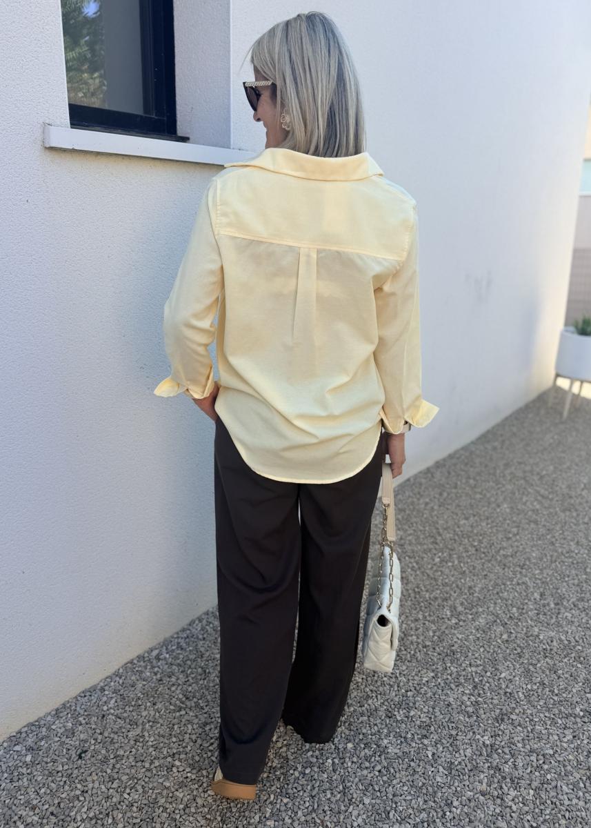 Chemise Sacha jaune