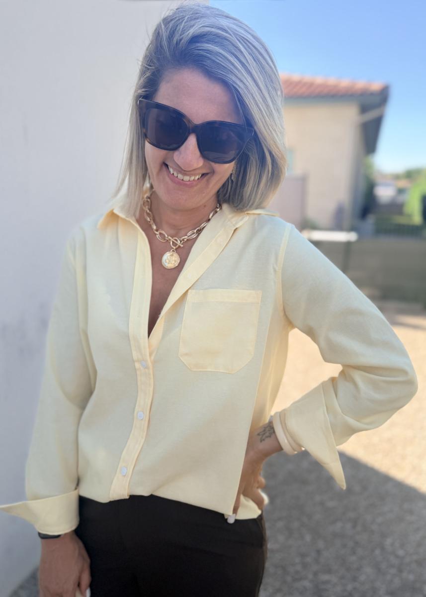 Chemise Sacha jaune