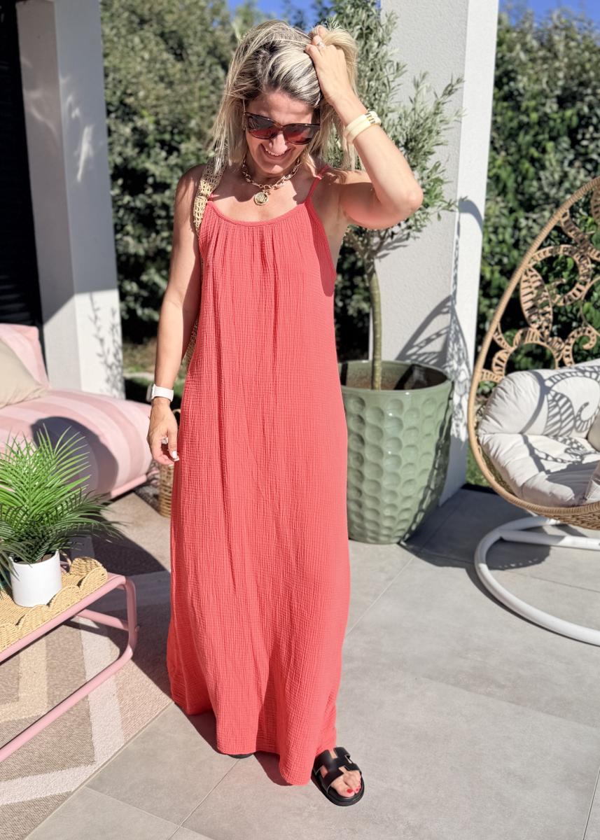Robe Amel corail