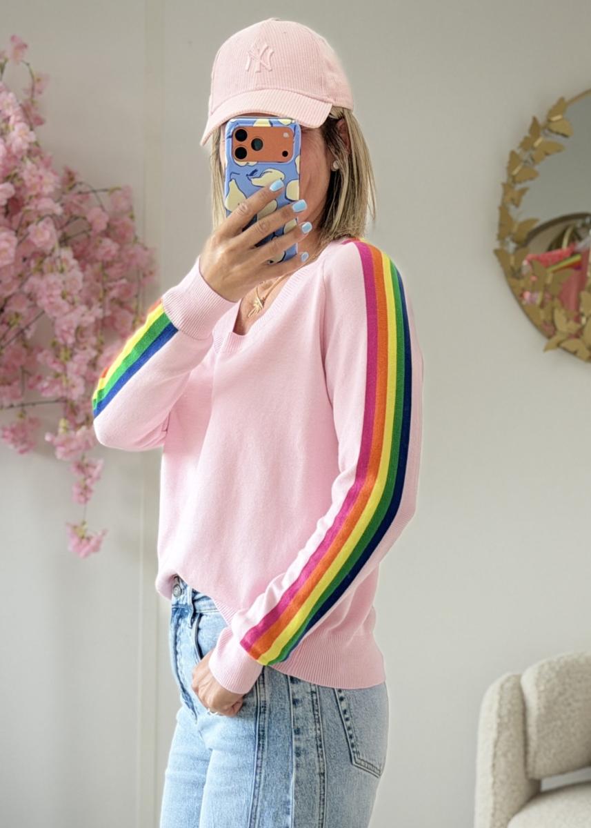 Pull Lorenzo rose clair