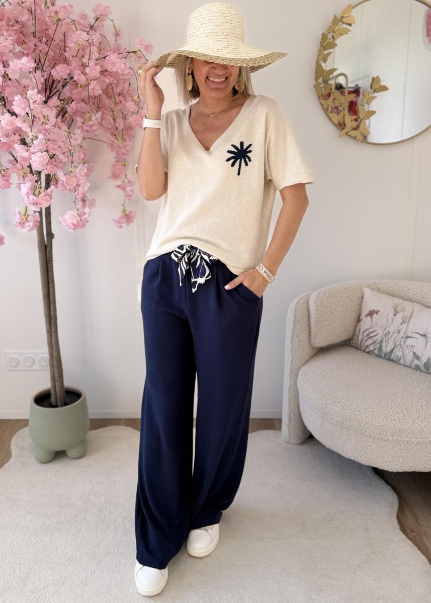 Pantalon Paula marine