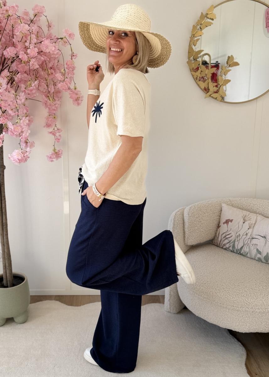 Pantalon Paula marine