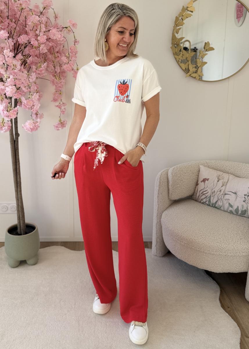 Tee shirt strawberry