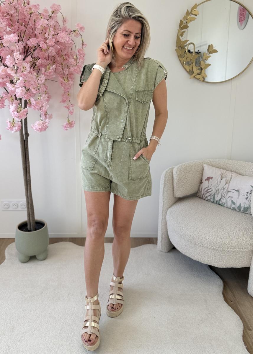 Combi short Nolwenn kaki