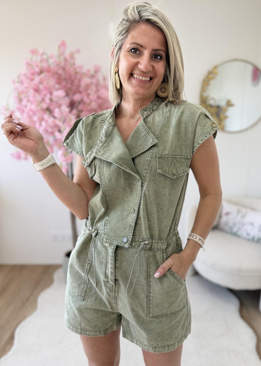 Combi short Nolwenn kaki