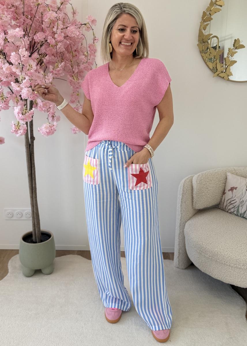 Pantalon Sabine bleu