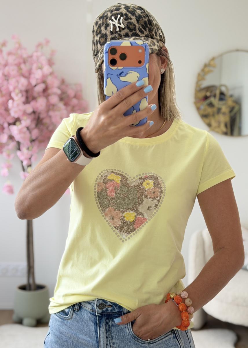 Tee shirt hope jaune