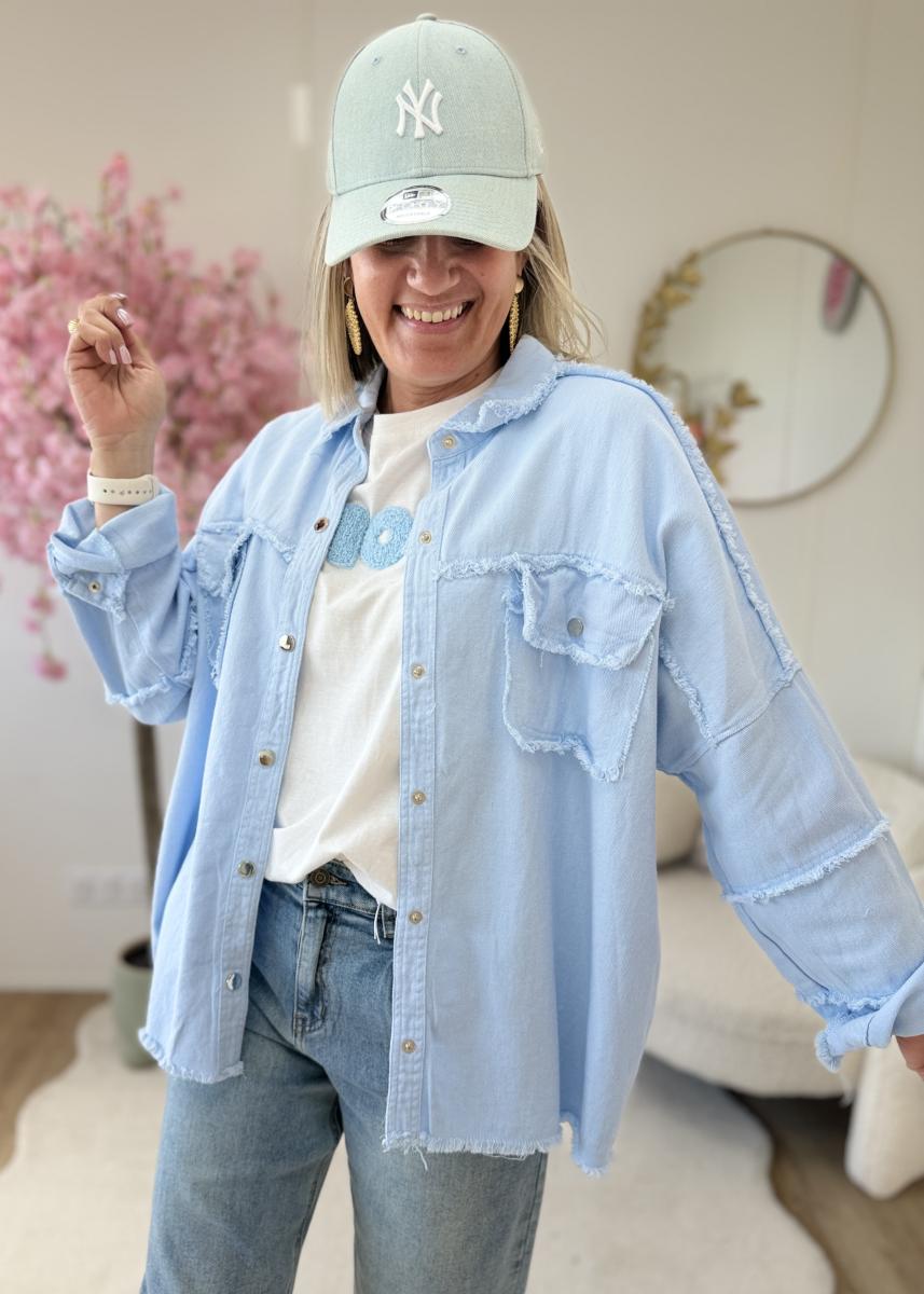 Tee shirt Nina blanc ciel