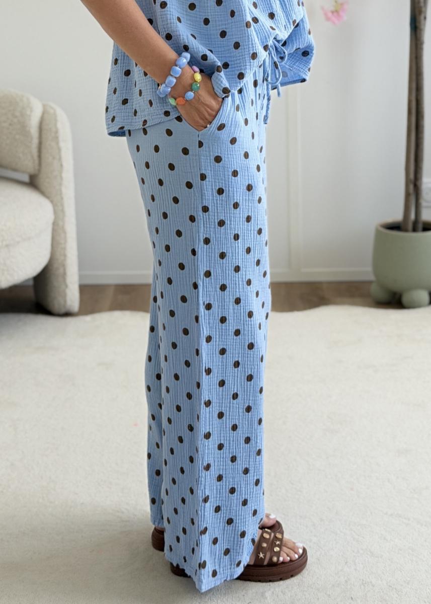 Pantalon Dimitri bleu