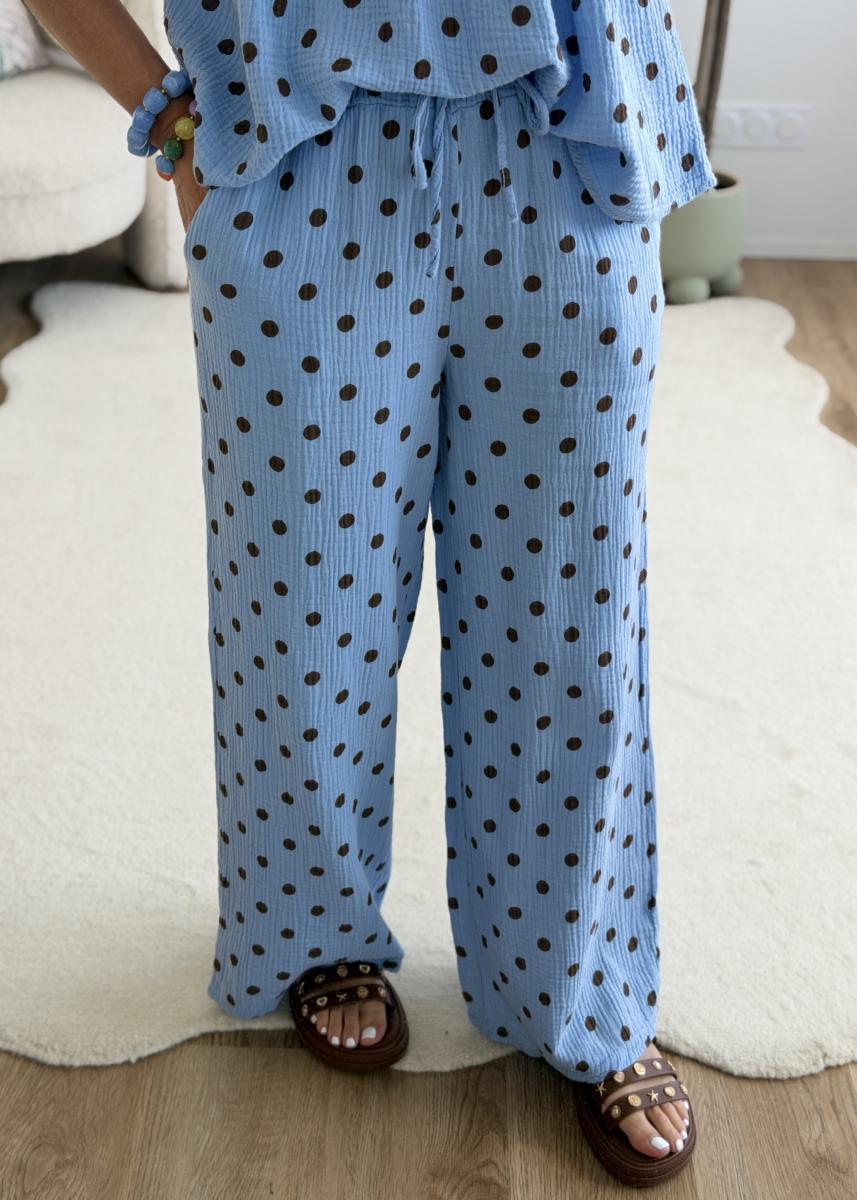 Pantalon Dimitri bleu