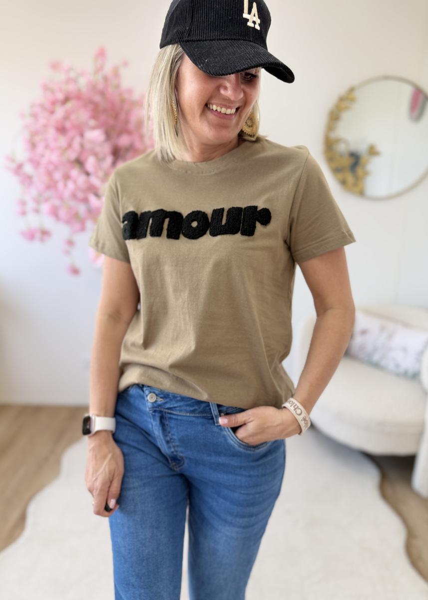 Tee shirt Nina kaki