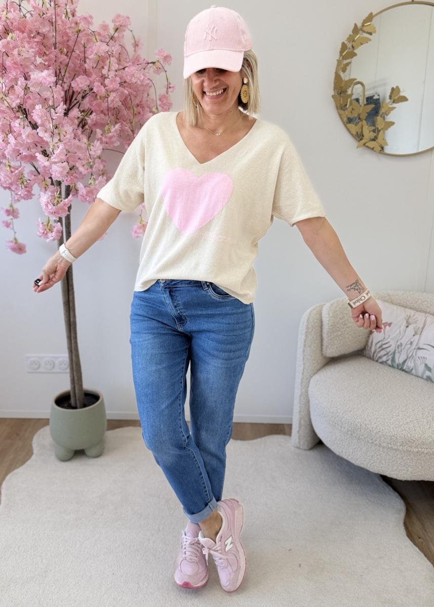 Pull Tiago rose