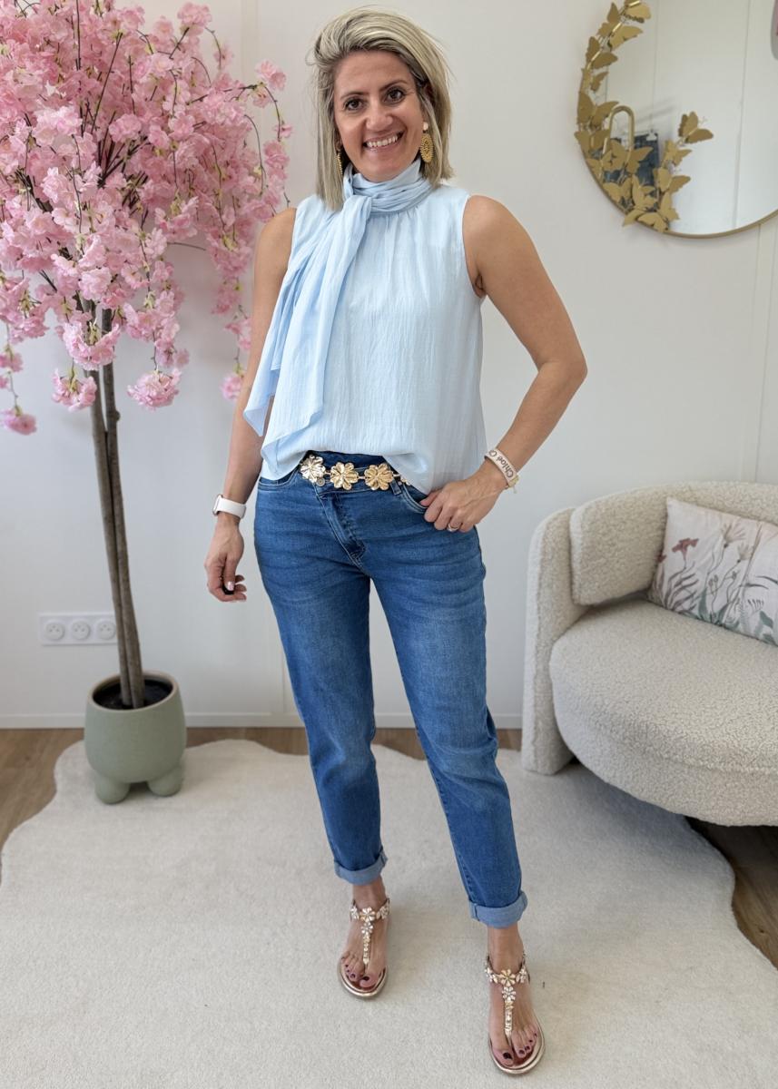 Blouse Samia ciel