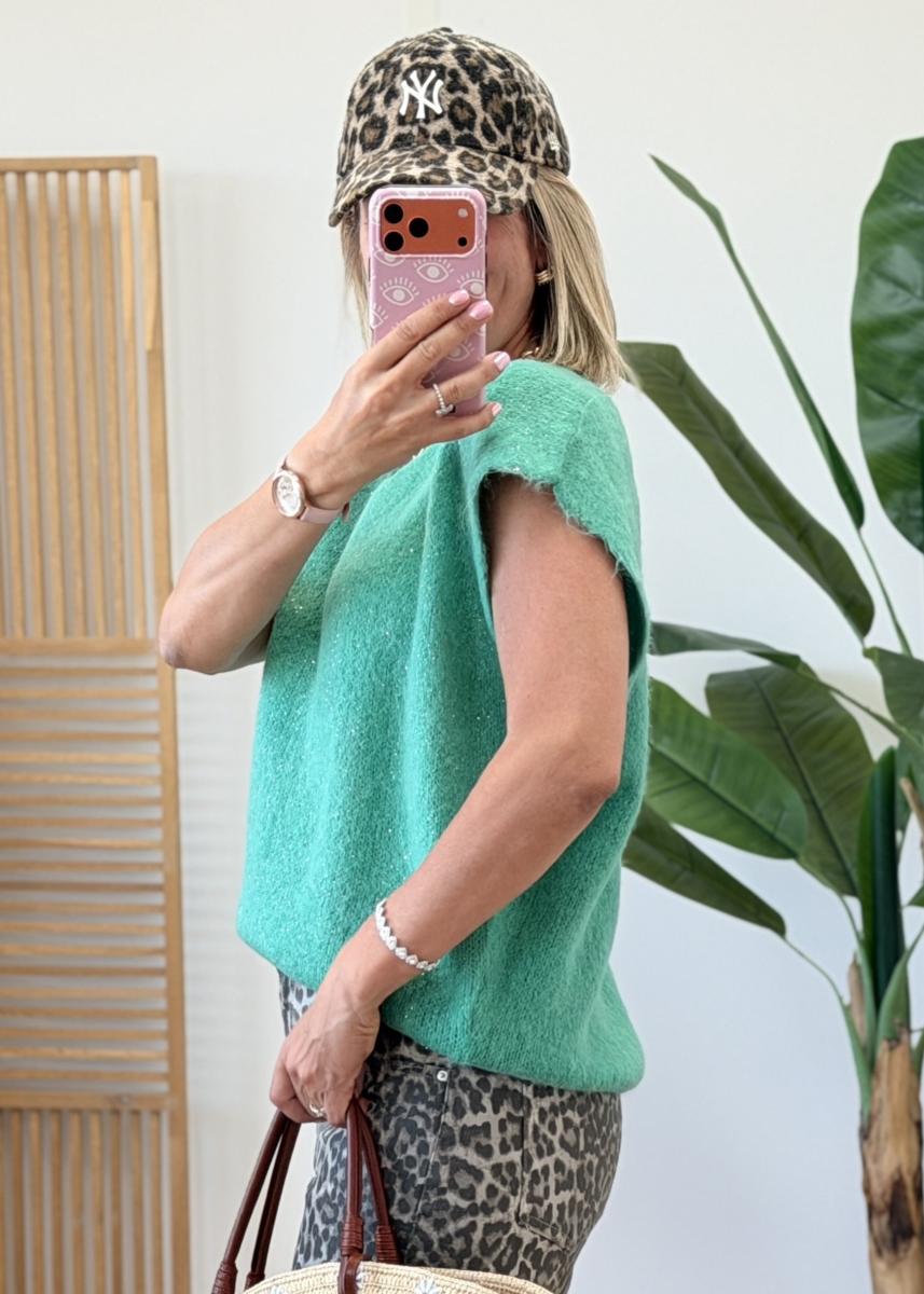 Pull Camille vert