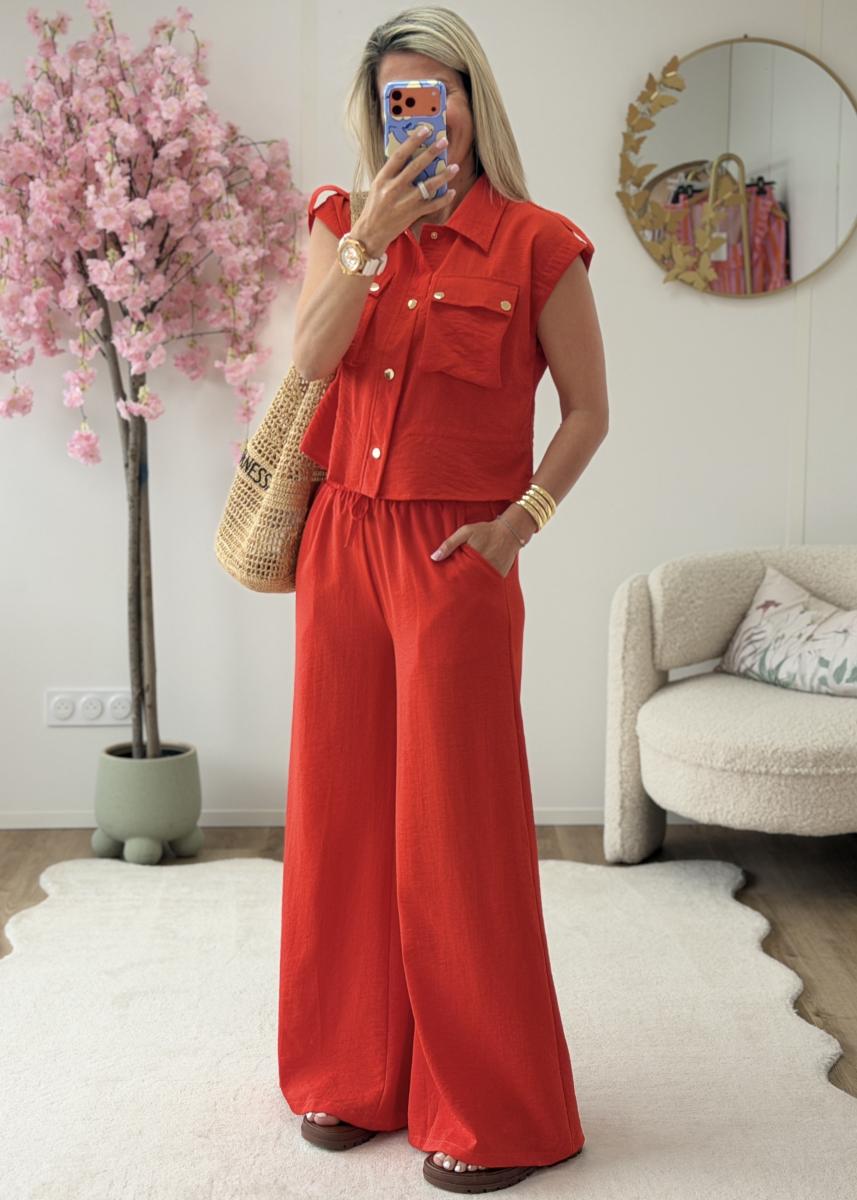 Ensemble Charline rouge