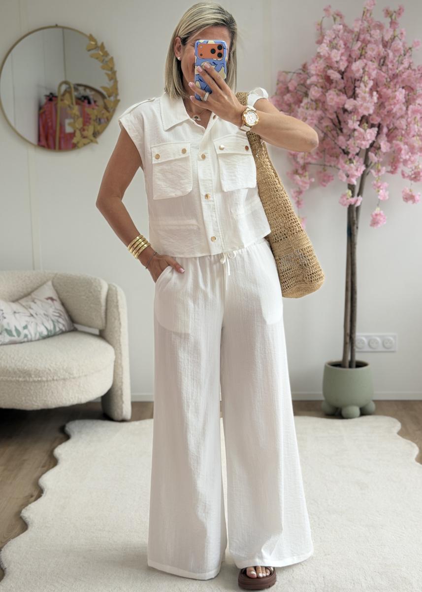 Ensemble Charline blanc