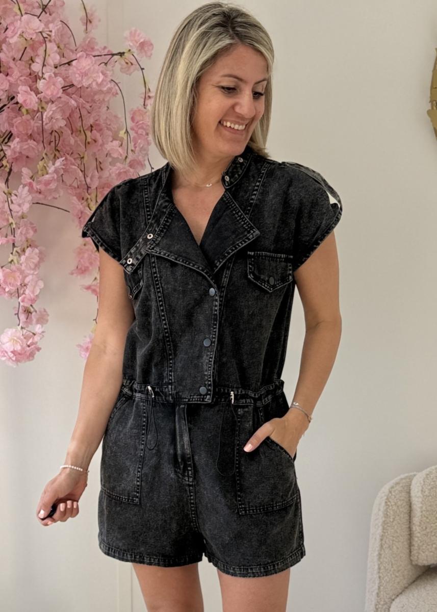 Combi short Nolwenn noir