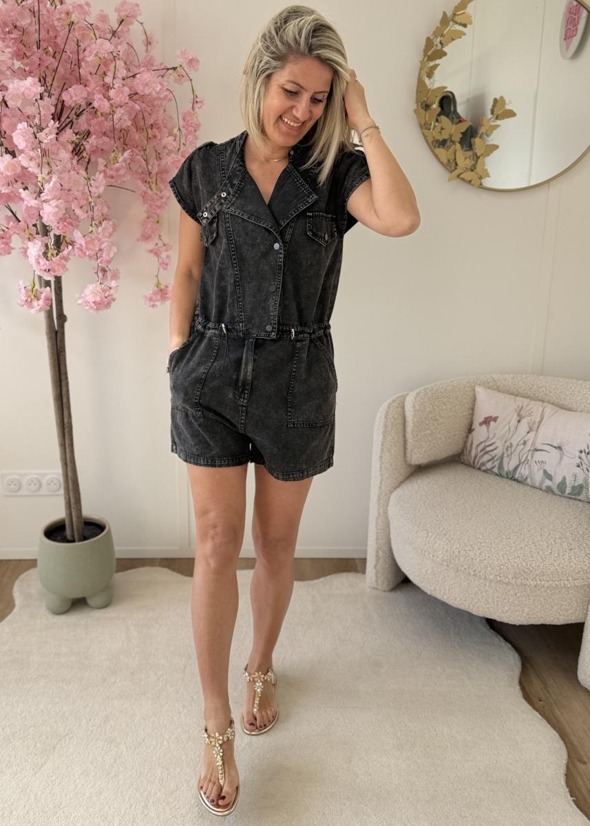 Combi short Nolwenn noir